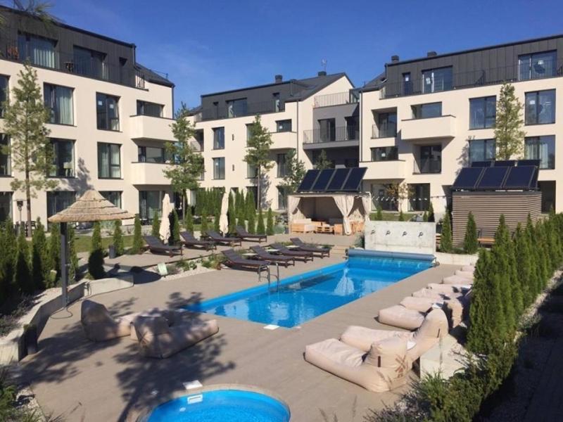 Апартаменти Super Mini Loft With Outdoor Pool. Паланга Екстер'єр фото